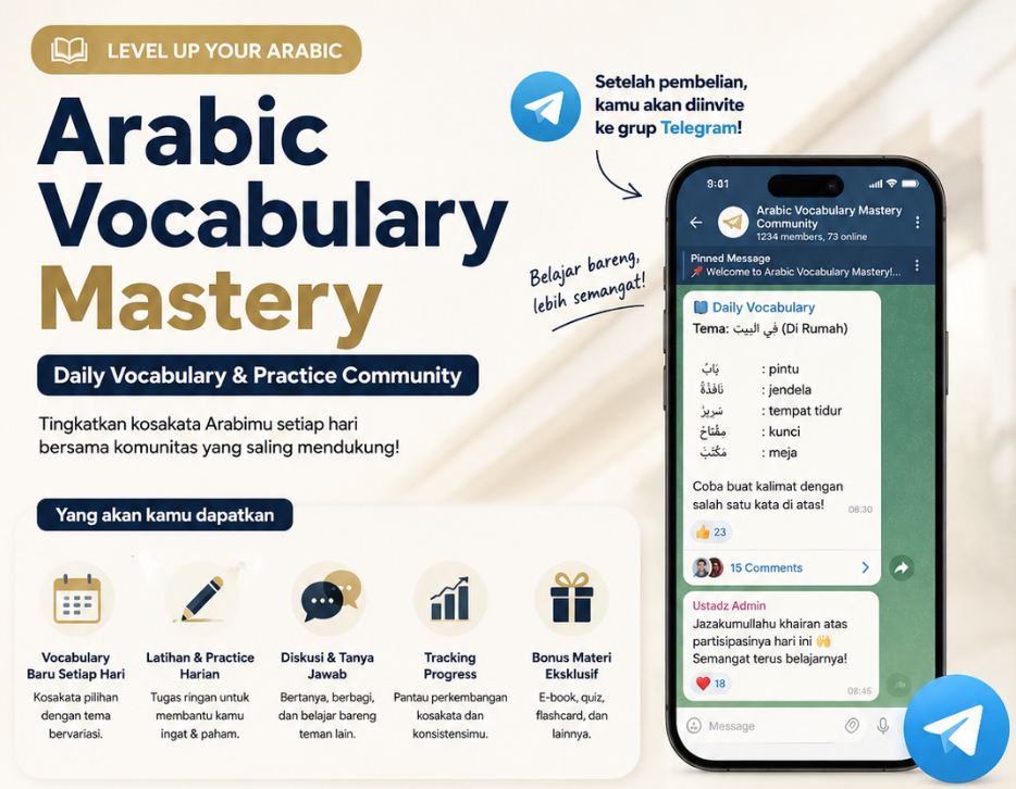 Kelas Kosakata Bahasa Arab